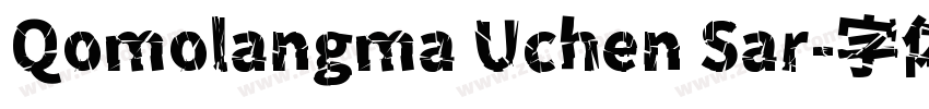Qomolangma Uchen Sar字体转换